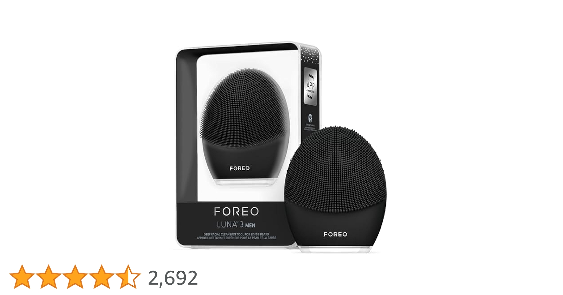 画材 FOREO LUNA3 MEN FOREO LUNA 3 MEN I Best Silicone Sonic Beard Cleaning Tool